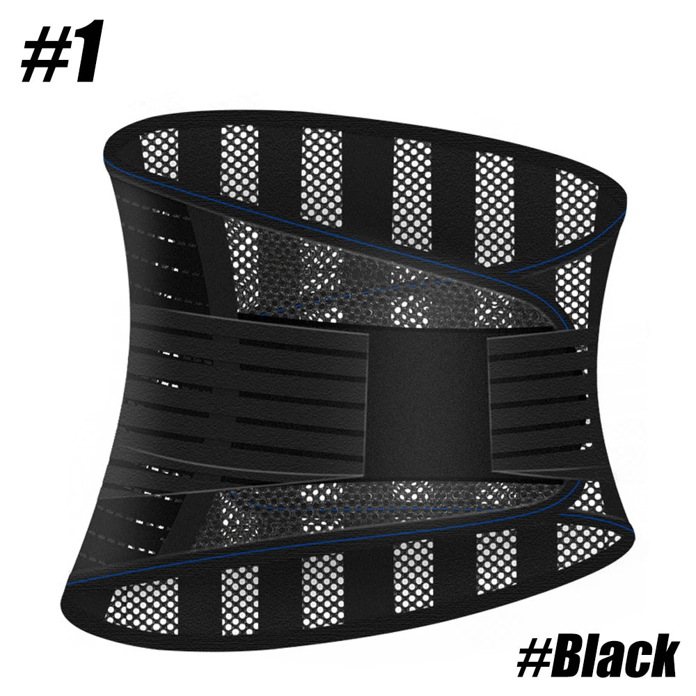 1Pcs Back Braces for Lower Back Pain Relief with 5 Stays, Breathable Back Support Belt for Work , Anti-Skid Lumbar Support Belt