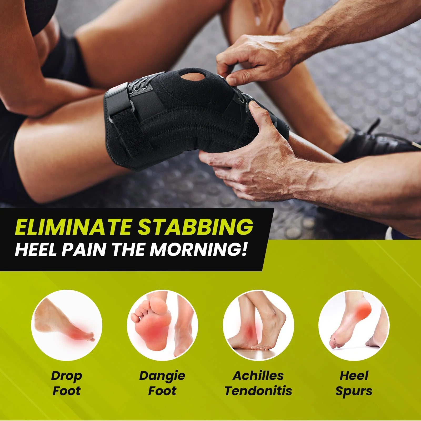 Knee Brace Support with Gel Pads & Side Stabilizers for Pain Relief Adjustable for Meniscus Tear Arthritis ACL MCL